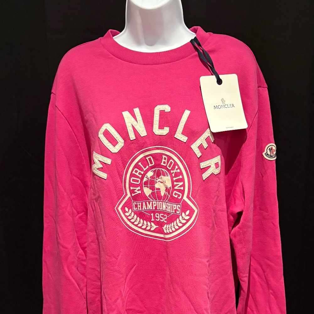 Brand New Moncler Pink Crew Neck